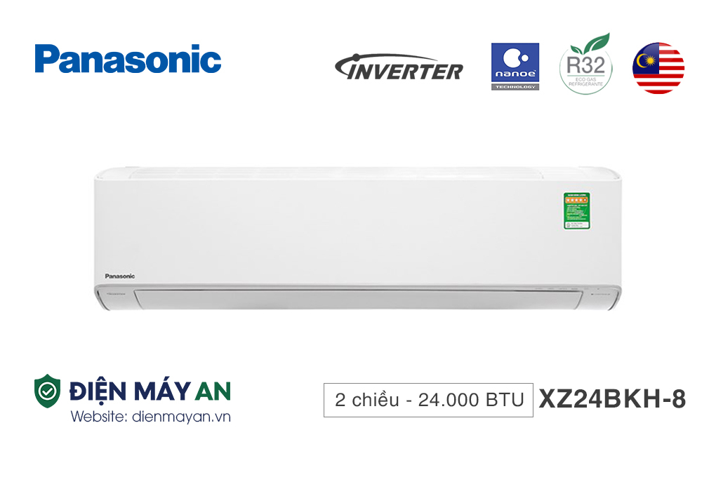 Điều Hòa Panasonic Inverter 24000 BTU 2 Chiều CU/CS-XZ24BKH-8 - Model 2025